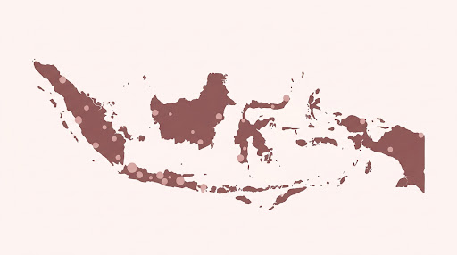 Peta sebaran reseller Indonesia